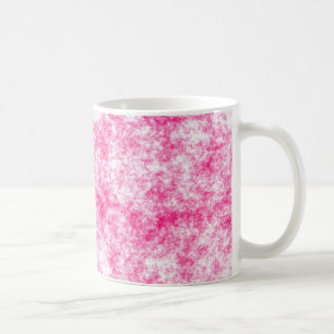 Roze en witte spikkels textuur achtergrond koffiemok