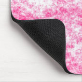 Roze en witte spikkels textuur achtergrond muismat (Hoek)