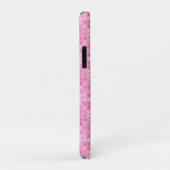 roze en witte stippen Case-Mate iPhone case (Achterkant/rechts)