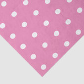 Roze en witte stippen tissuepapier (Detail)