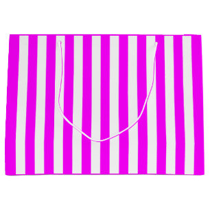 Roze en Witte Streep Large Cadeautasje