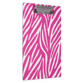 Roze en witte strepe patroon klembord (Rechts)