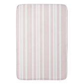 roze en witte strepen badmat (Voorkant Verticaal)