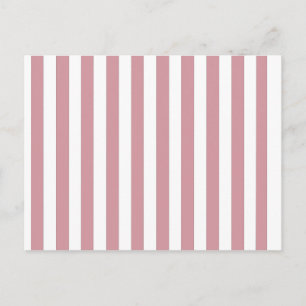roze en witte strepen Briefkaart