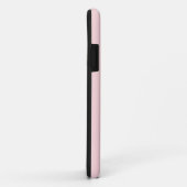 Roze en witte strepen Case-Mate iPhone case (Achterkant/rechts)