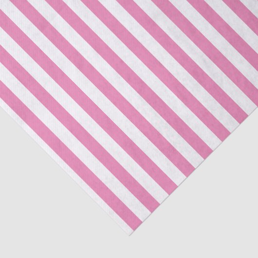 Roze en witte strepen | DIY-achtergrond Tissuepapier (Detail)