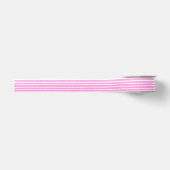 Roze en witte strepen grosgrain lint (Voorkant)