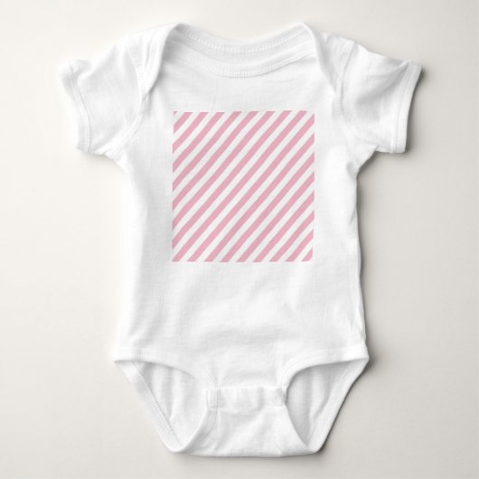 Roze en witte strepen romper (Voorkant)