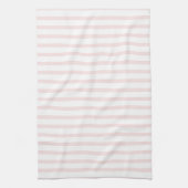 Roze en witte strepen theedoek (Verticaal)