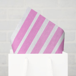 Roze en witte strepen tissuepapier