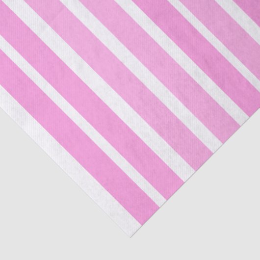 Roze en witte strepen tissuepapier (Detail)