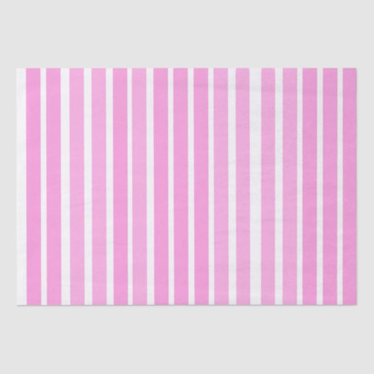Roze en witte strepen tissuepapier (Voorkant)
