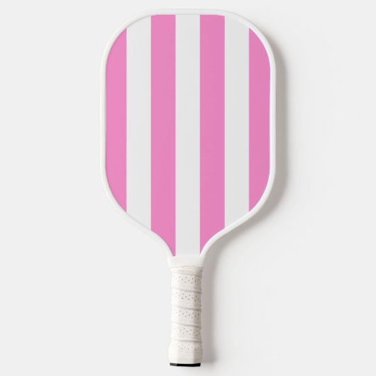 Roze en witte streping | Cabana Pickleball Paddle (Achterkant)