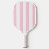Roze en witte streping | Cabana Pickleball Paddle (Voorkant)