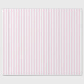 Roze en witte strips cadeaupapier (Vlak)