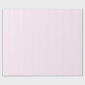 Roze en witte strips Verpakkingspapier Cadeaupapier (Vlak)