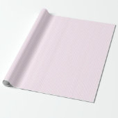 Roze en witte strips Verpakkingspapier Cadeaupapier (Uitgerold)