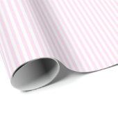 Roze en witte strips Verpakkingspapier Cadeaupapier (Rol Hoek)