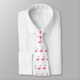 Roze en witte Stropdas