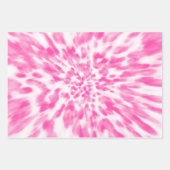 roze en witte stropdas inpakpapier vel (Voorkant 2)