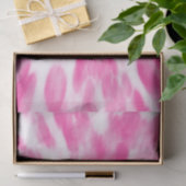 roze en witte stropdas tissuepapier (Geschenk)