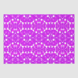 Roze en witte symmetrische markeringen tissuepapier