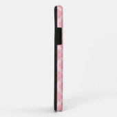 Roze en witte tartanpatroon Case-Mate iPhone case (Achterkant/rechts)
