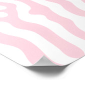 Roze en witte tinten poster (Hoek)