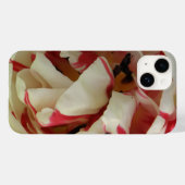 Roze en witte Tulip Case-Mate iPhone Case (Achterkant (horizontaal))