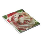 Roze en witte Tulip-laptop Notitieblok (Schuin)