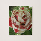 Roze en witte Tulip Puzzle Legpuzzel (Verticaal)