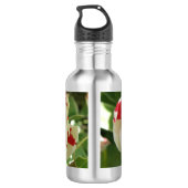 Roze en witte Tulip Waterfles (Achterkant)
