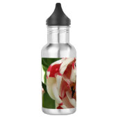 Roze en witte Tulip Waterfles (Links)