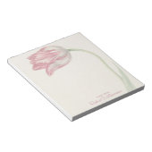 roze en witte tulp - Dutch Fine Art Notitieblok (Schuin)