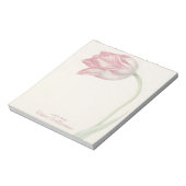 roze en witte tulp - Dutch Fine Art Notitieblok (Linkerzijde)