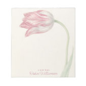  roze en witte tulp - Dutch Fine Art Notitieblok (Voorkant)