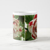 Roze en witte Tulp Mok (Voorkant)