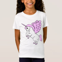 Roze en witte Unicorn Grafisch