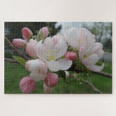 Roze en witte ventilator Jigzaag Puzzle Legpuzzel (Horizontaal)