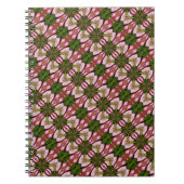 Roze en witte ventilatoren Abstract KunstNotitiebo Notitieboek (Voorkant)