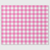 Roze en witte vinnen |Groot patroon| Cadeaupapier (Vlak)