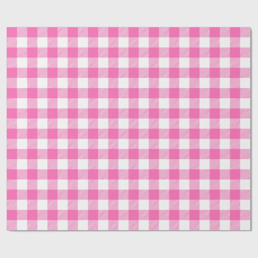 Roze en witte vinnen |Groot patroon| Cadeaupapier (Vlak)