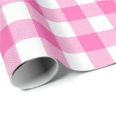 Roze en witte vinnen |Groot patroon| Cadeaupapier (Rol Hoek)