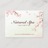 Roze en witte Visitekaartje bloesem (Voorkant)