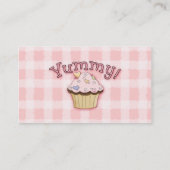 Roze en witte Visitekaartjes (Achterkant)