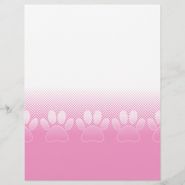 Roze en witte vlekken met achtergrond van krantenp (Voorkant)