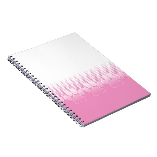 Roze en witte vlekken met achtergrond van krantenp notitieboek (Rechterzijde)