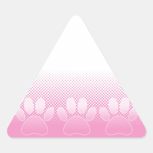 Roze en witte vlekken met achtergrond van krantenp sticker (Voorkant)
