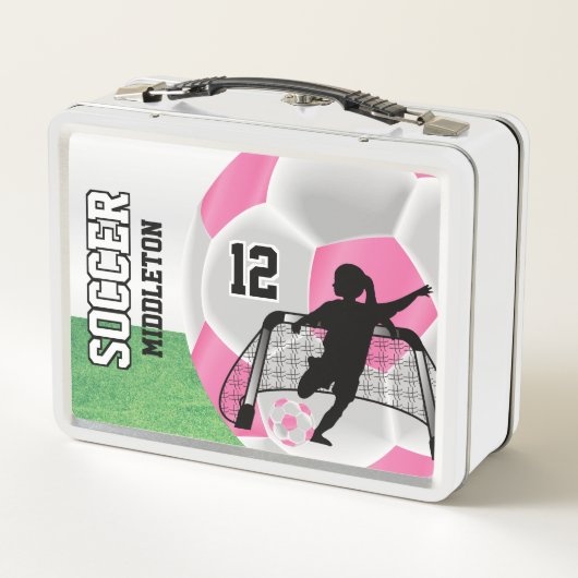 Roze en witte Voetbal - Voetbal (Achterkant)