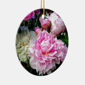 Roze en witte volken keramisch ornament (Rechts)